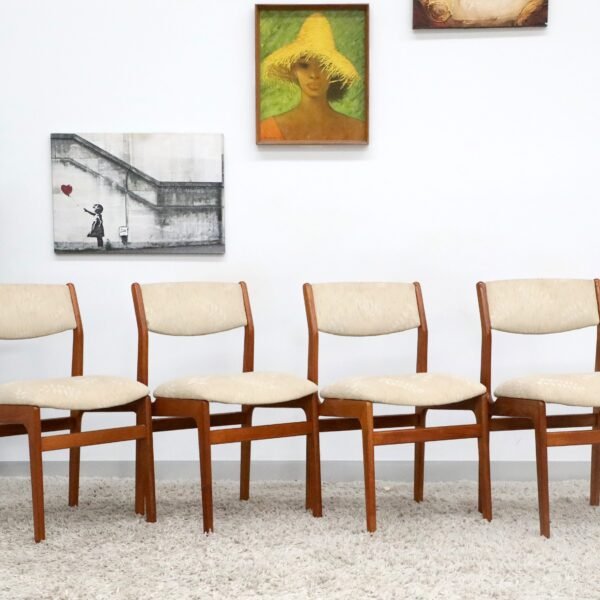 RETRO VINTAGE MID CENTURY DANISH STYLE DINING CHAIRS X6 - Image 15