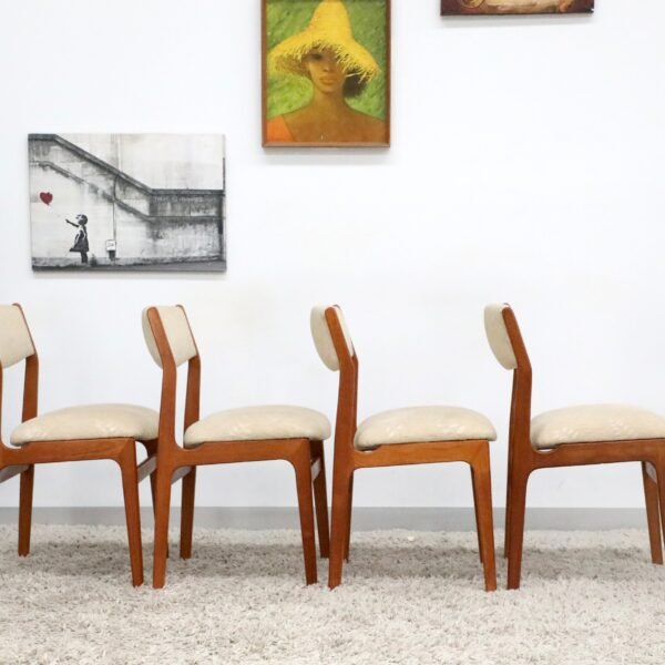 RETRO VINTAGE MID CENTURY DANISH STYLE DINING CHAIRS X6 - Image 16