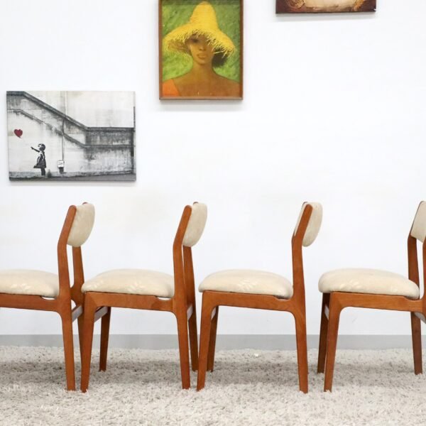 RETRO VINTAGE MID CENTURY DANISH STYLE DINING CHAIRS X6 - Image 20