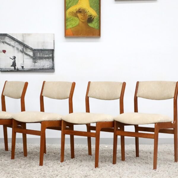 RETRO VINTAGE MID CENTURY DANISH STYLE DINING CHAIRS X6 - Image 21