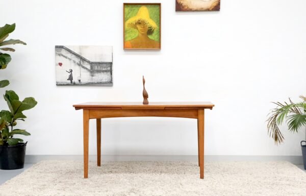 Retro Vintage Mid Century FLER Teak Dining Table
