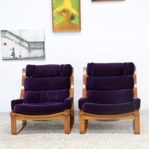 Retro Vintage Tessa T4 Pair of Armchairs