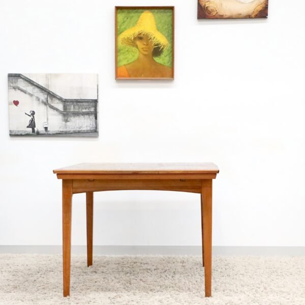 Retro Vintage Mid Century FLER Teak Dining Table - Image 14