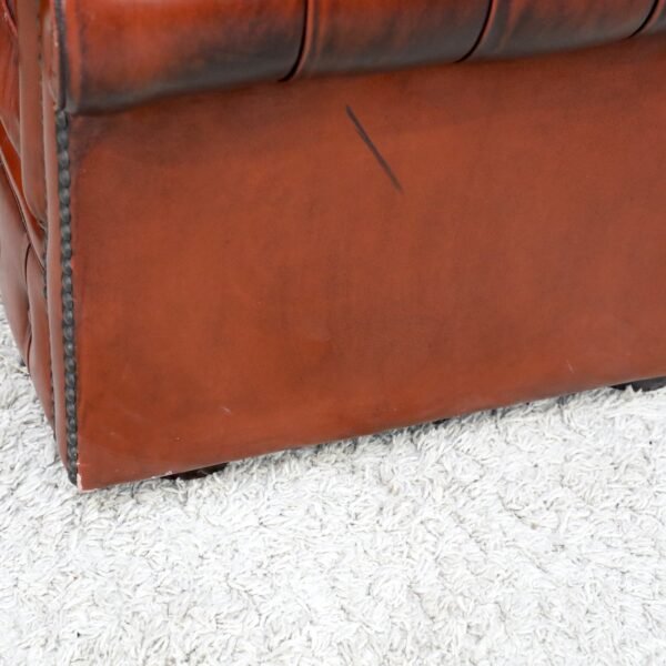 GENUINE LEATHER CHESTERFIELD MORAN TUB CHAIRS - Image 21