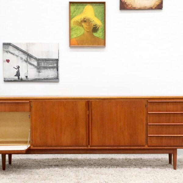 Retro Vintage Mid Century Parker Buffet Sideboard - Image 6