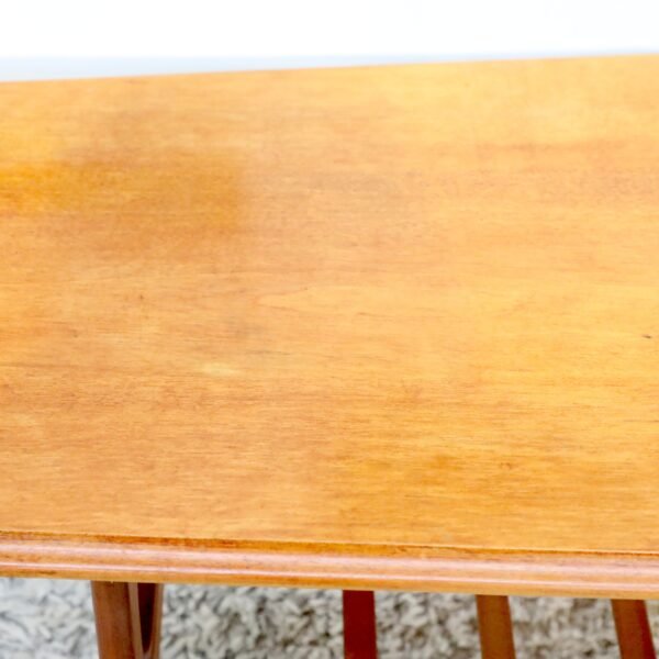 Retro Vintage Mid Century Coffee Table With Rack - Image 3