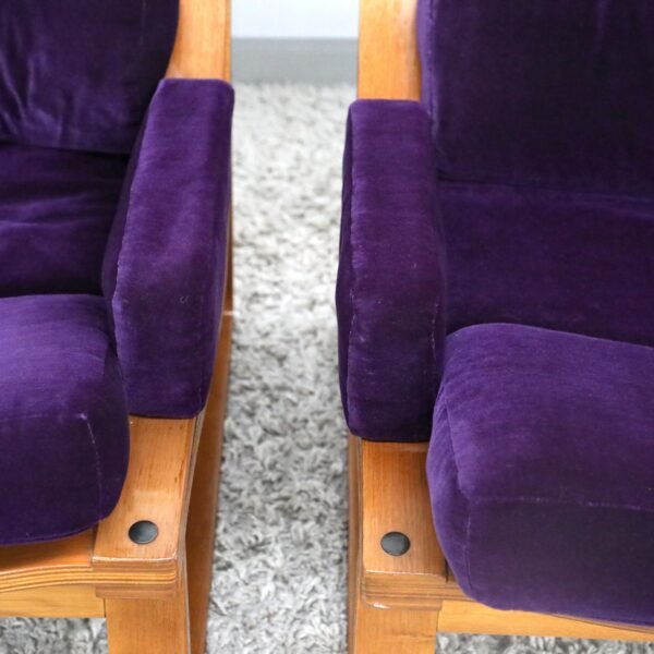 Retro Vintage Tessa T4 Pair of Armchairs - Image 5