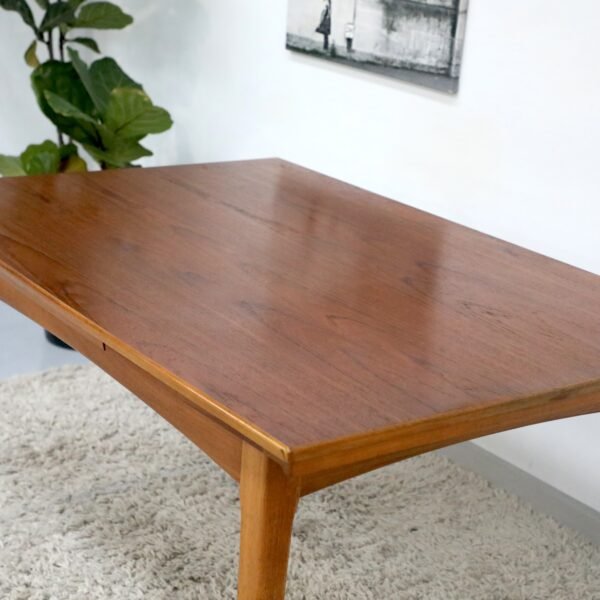 Retro Vintage Mid Century FLER Teak Dining Table - Image 5