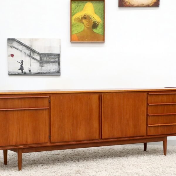 Retro Vintage Mid Century Parker Buffet Sideboard - Image 12