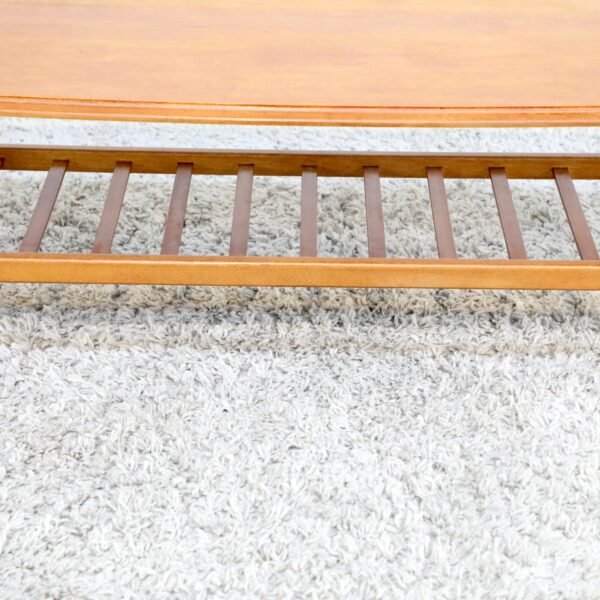 Retro Vintage Mid Century Coffee Table With Rack - Image 6