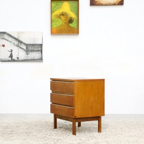 RETRO VINTAGE FLER SINGLE BEDSIDE TABLE - Image 9