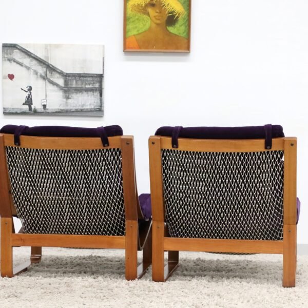 Retro Vintage Tessa T4 Pair of Armchairs - Image 12