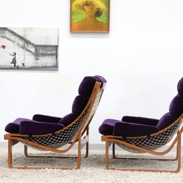 Retro Vintage Tessa T4 Pair of Armchairs - Image 14