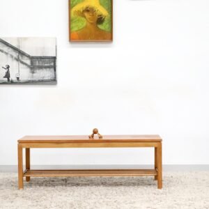 RETRO VINTAGE MID CENTURY COFFEE TABLE WITH RACK