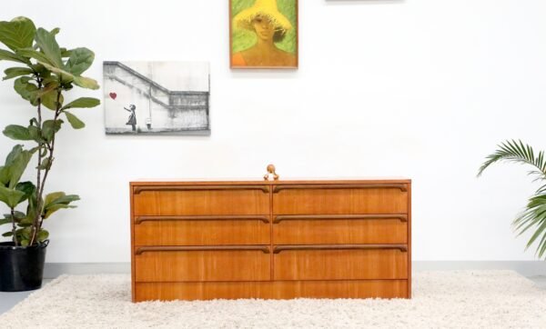 Retro Vintage Midcentury Reliance Chest Of Drawers Dresser