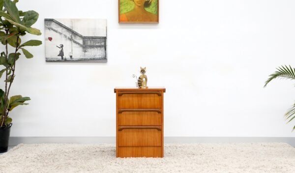 Retro Vintage Single Bedside Table