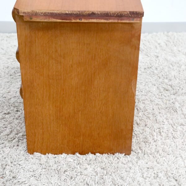 Retro Vintage Single Bedside Table - Image 11