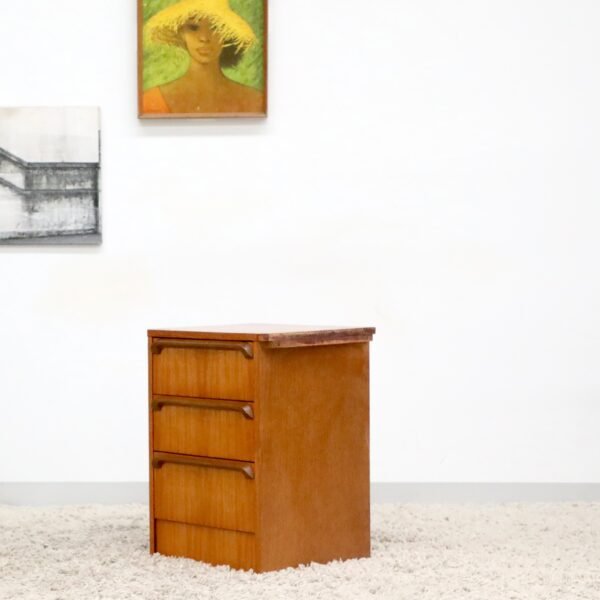Retro Vintage Single Bedside Table - Image 12