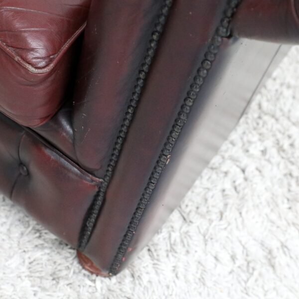 Genuine Leather Chesterfield 3 Seater Sofa - Image 22
