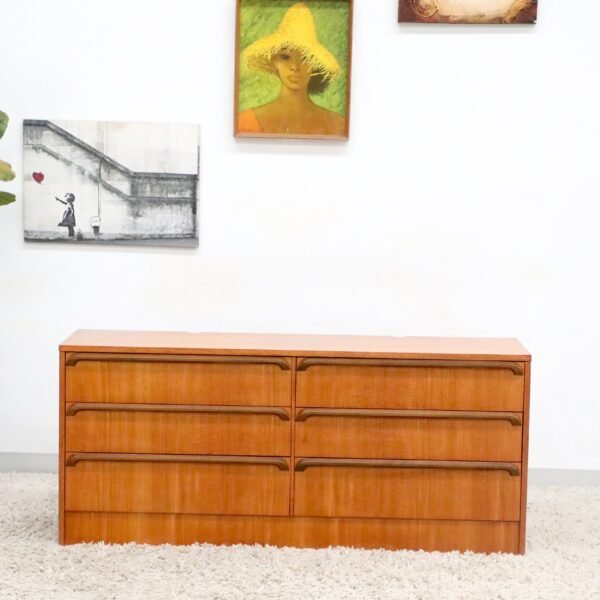 Retro Vintage Midcentury Reliance Chest Of Drawers Dresser - Image 2