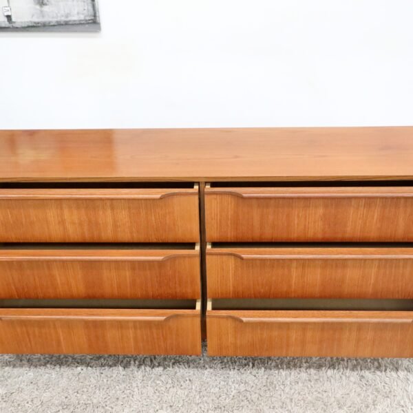 RETRO VINTAGE MIDCENTURY CHEST OF DRAWERS DRESSER - Image 3