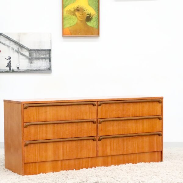 Retro Vintage Midcentury Reliance Chest Of Drawers Dresser - Image 7
