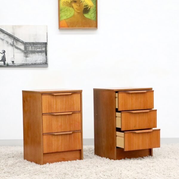 RETRO VINTAGE QUEEN BEDHEAD WITH DRAWERS - Image 9
