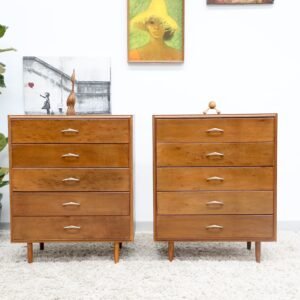 Retro Vintage MENTONE Chest Of Drawersx2