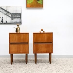 RETRO VINTAGE RELIANCE BEDSIDE TABLES