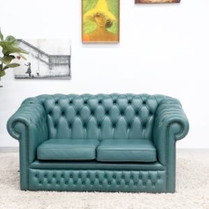VINTAGE CHESTERFIELD 2 SEATER SOFA