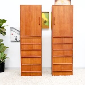 RETRO VINTAGE BEDSIDE CABINETS