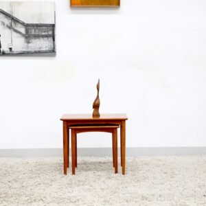 RETRO VINTAGE MID CENTURY NEST OF COFFEE TABLES