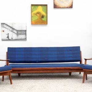 Retro Vintage Arne Wahl Iversen Lounge Suite
