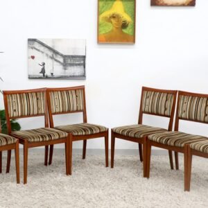 RETRO VINTAGE MID CENTURY PARKER TBACK DINING CHAIRSX6