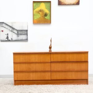 RETRO VINTAGE MIDCENTURY CHEST OF DRAWERS DRESSER