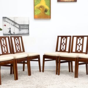 Retro Vintage Mid Century AVALON Dining Chairsx6