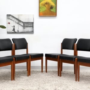 Retro Vintage Mid Century Dining Chairsx6