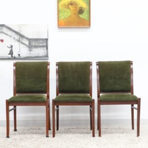 VINTAGE PARKER DINING CHAIRS X5