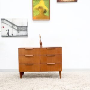RETRO VINTAGE CHEST OF DRAWERS DRESSER TV UNIT
