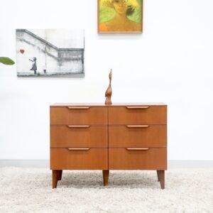 RETRO VINTAGE CHEST OF DRAWERS DRESSER