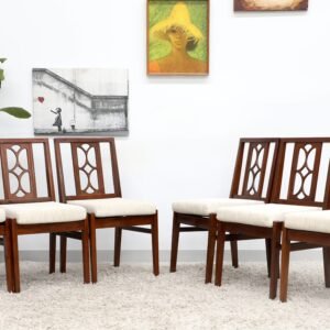 Retro Vintage Mid Century AVALON Dining Chairsx6