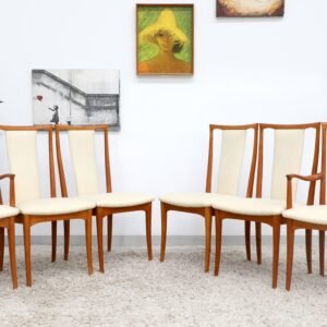 VINTAGE PARKER HIGHBACK DINING CHAIRSx6