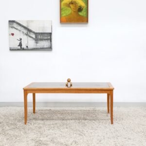 RETRO VINTAGE GLASS COFFEE TABLE