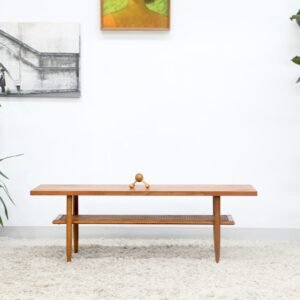 Vintage Rattan Coffee Table