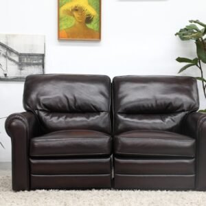 Genuine Leather MORAN BENSON 2 Seater Recliner SOFA