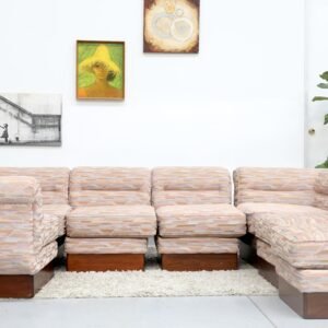 Beautiful Retro Vintage VANDEROZA Modular lounge(7 PC)