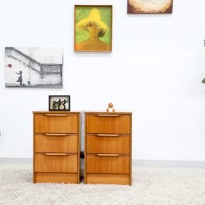 Retro Vintage Queen Bedhead With Drawers