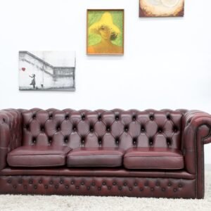 Genuine Leather CHESTERFIELD GASCOIGNE 3 SEATER SOFA