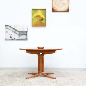 Vintage Mid Century Joe Rufenacht Dining Table