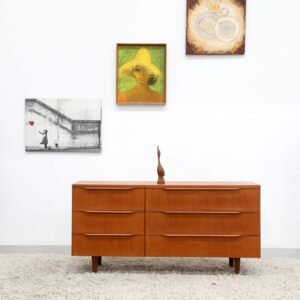 Retro Vintage Chest of Drawers Dresser Tv Unit